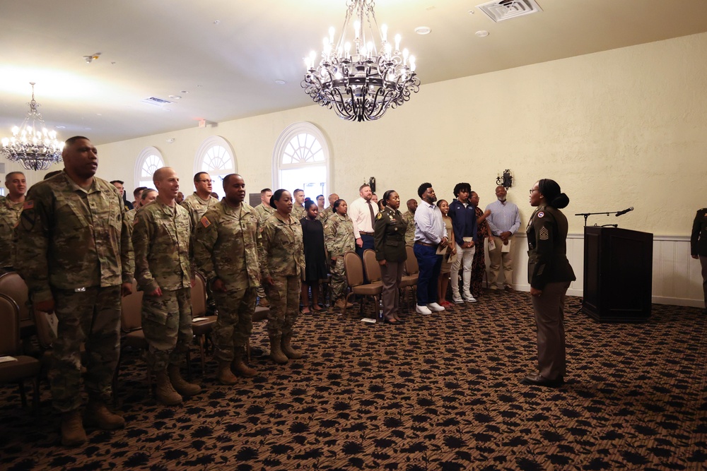 Sergeant Major Purter Lateral promotion Ceremony