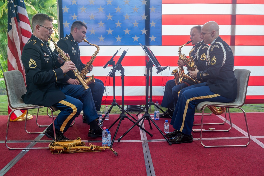 North Dakota National Guard's 188th Army Band Performs in Africa