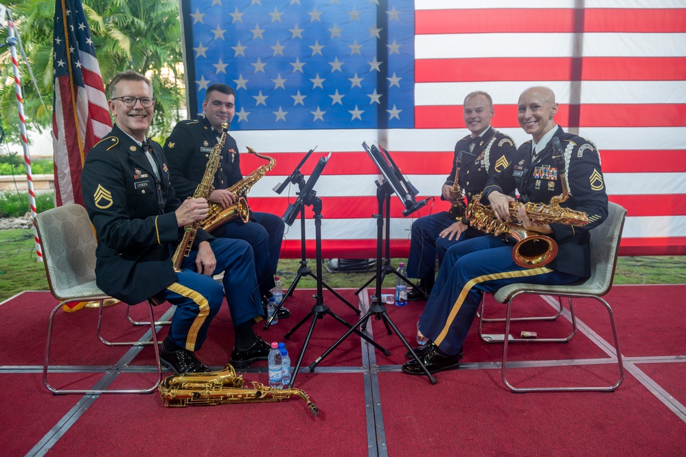 North Dakota National Guard's 188th Army Band Performs in Africa