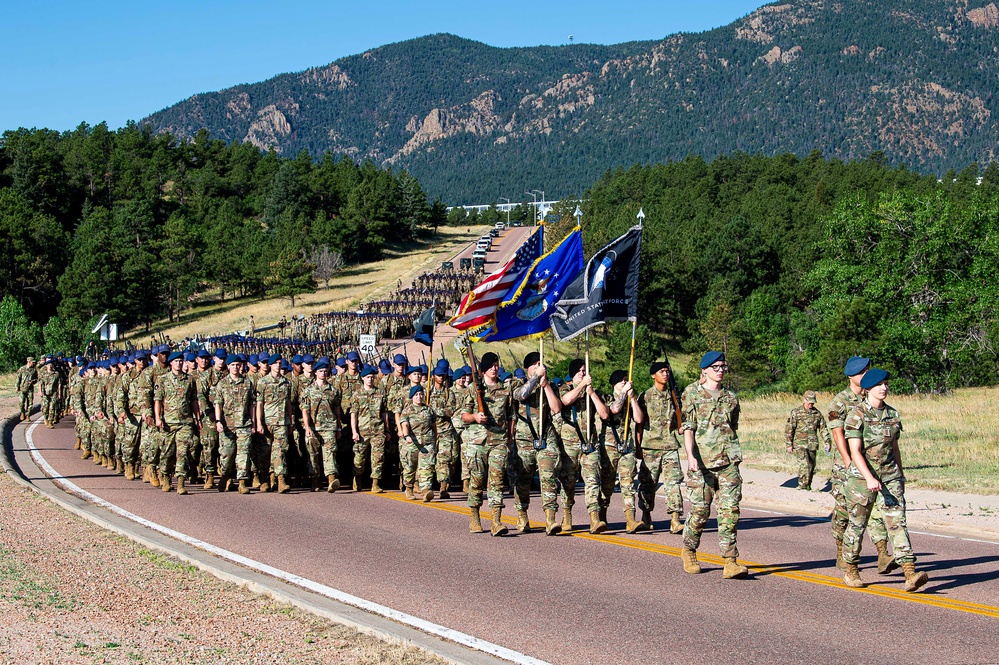 USAFA March Out Class of 2028