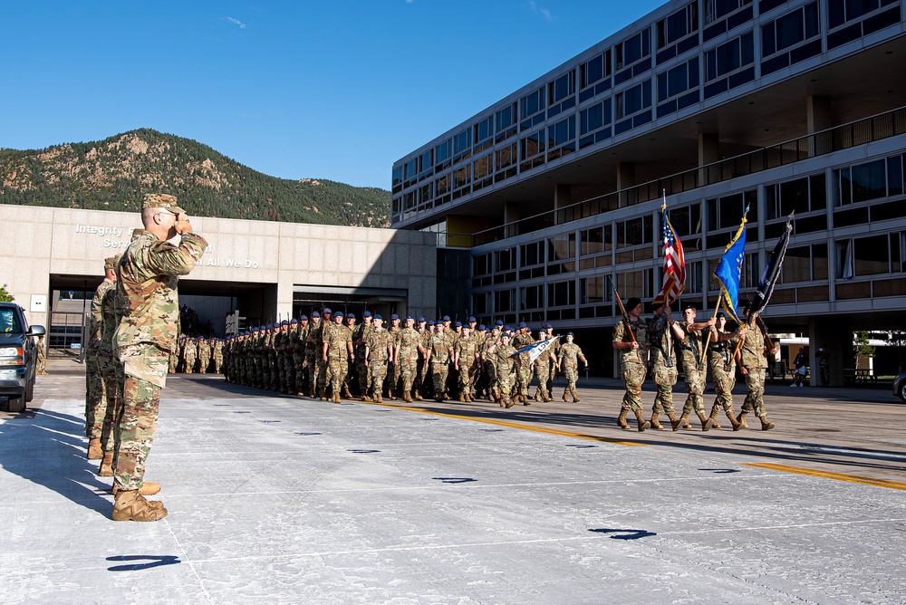 USAFA March Out Class of 2028