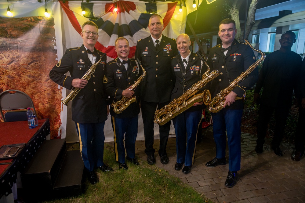 North Dakota National Guard's 188th Army Band Performs in Africa