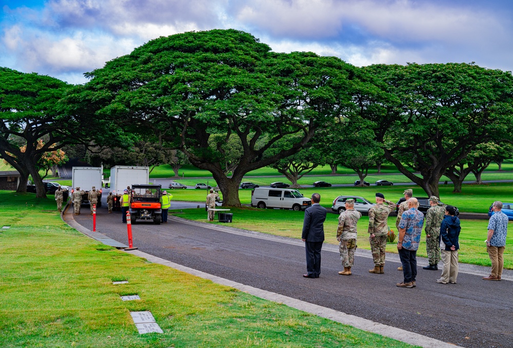 DPAA Disinterment Ceremony