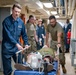 Patient transport during medical training aboard USS Somerset