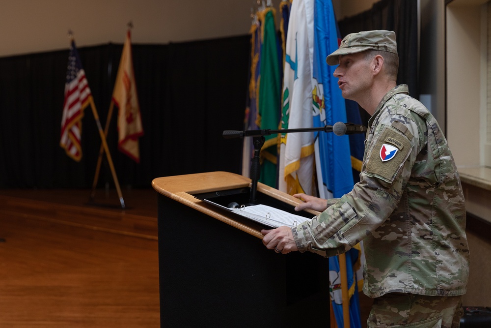 Team Bliss marks HHC Garrison change of command during ceremony