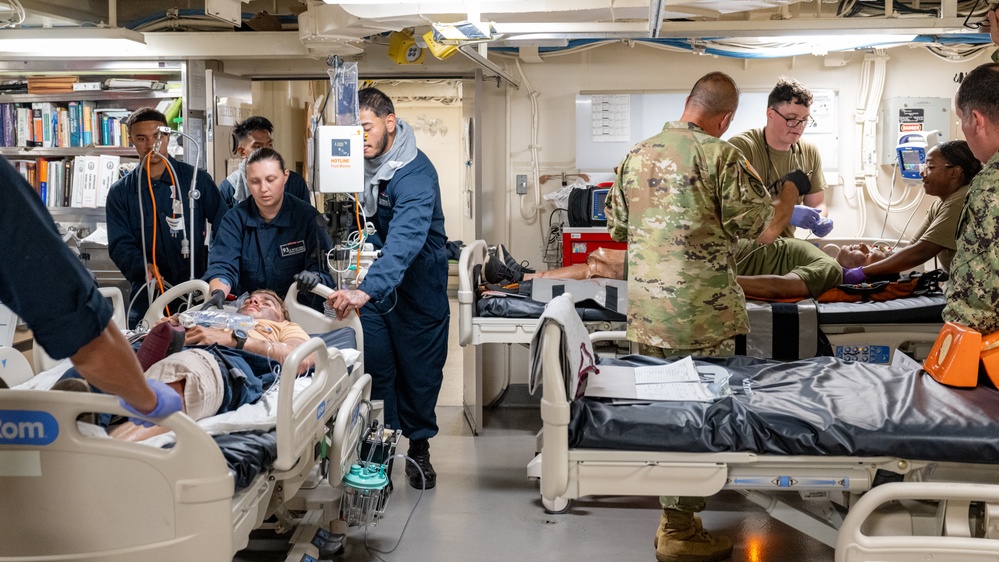 USS Somerset conducts medical exercise during RIMPAC 2024