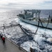 Royal Canadian Navy MV Asterix refuels USS Somerset at sea