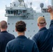 USS Somerset waves to Royal Canadian Navy MV Asterix