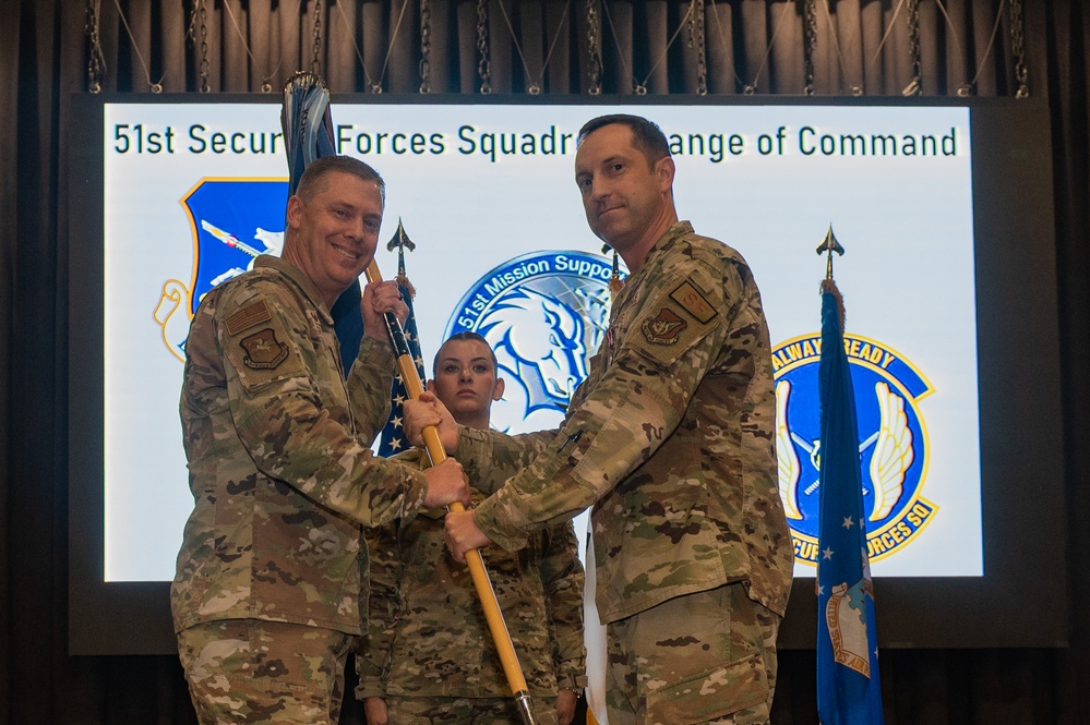 51st Security Forces Squadron hosts change of command 2024