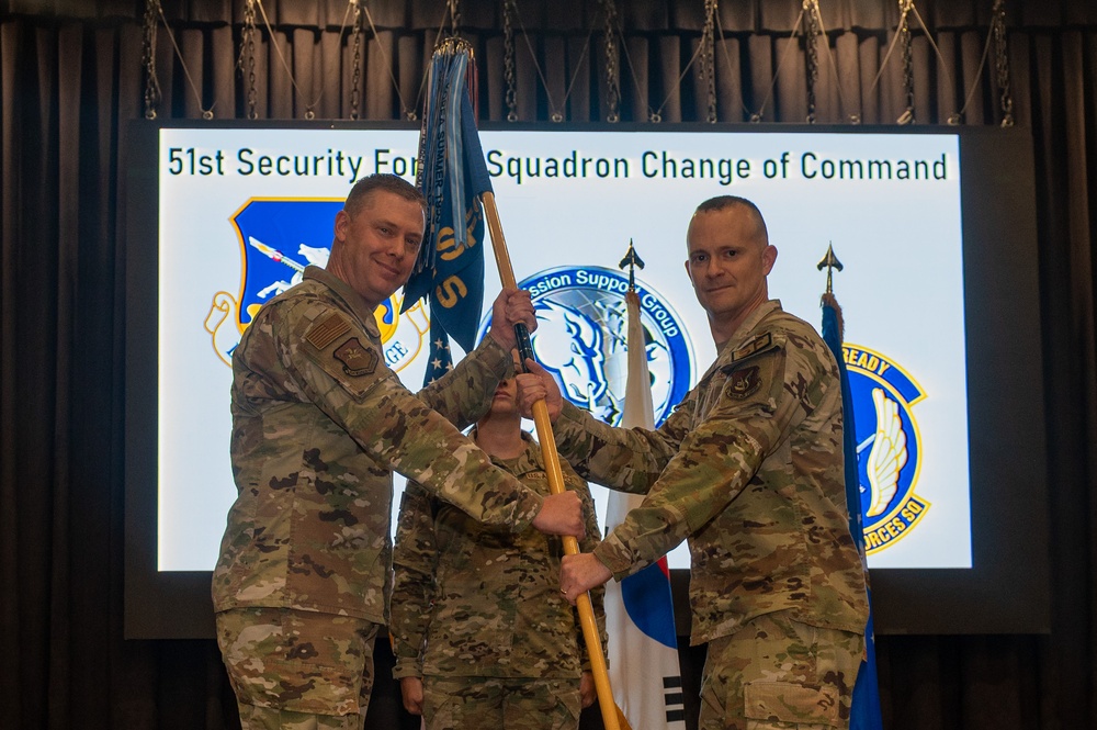 51st Security Forces Squadron hosts change of command 2024