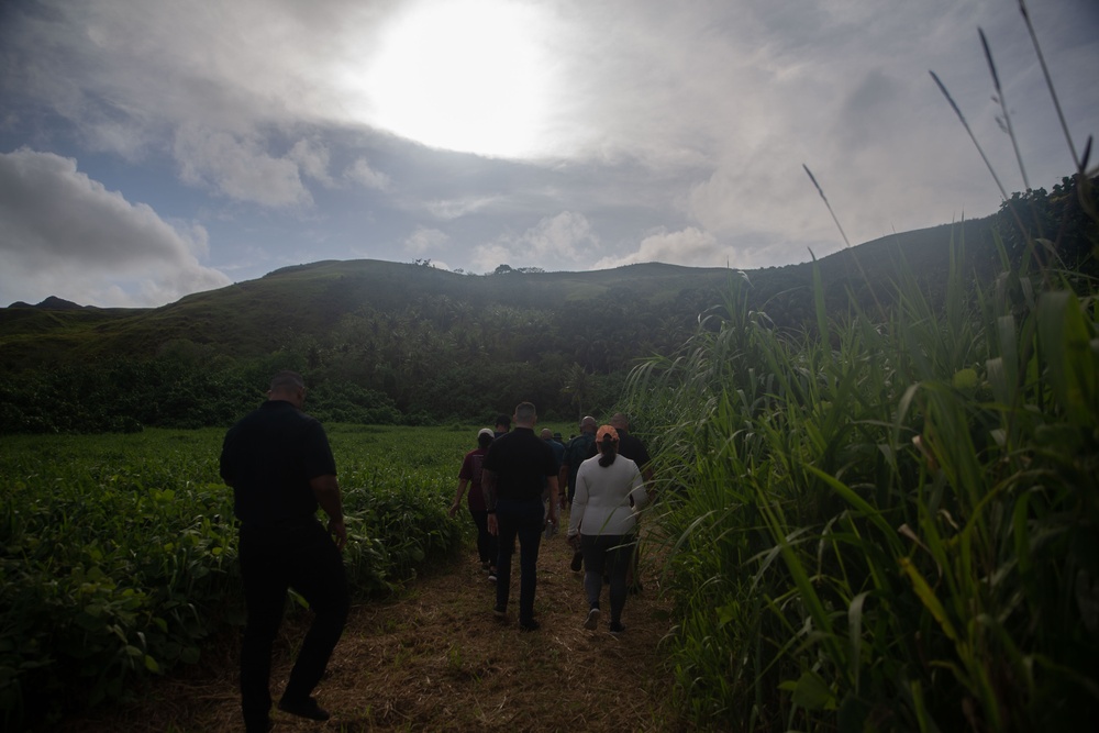 Camp Blaz Marines participate in the Tinta and Faha Visitation