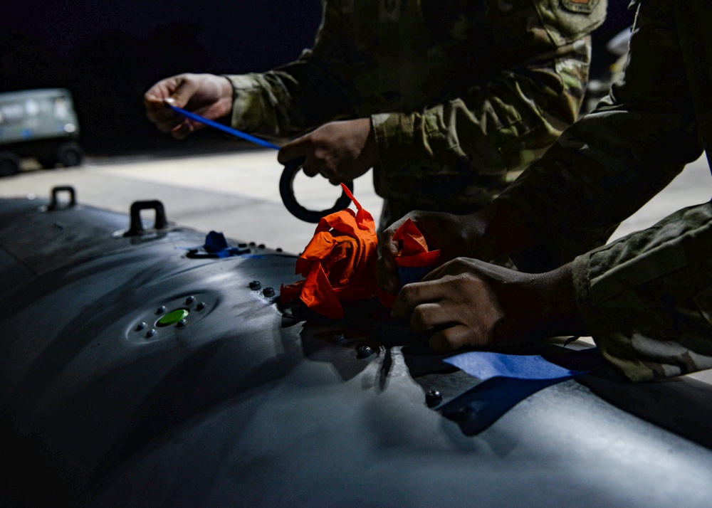 USAF Airmen prepare F-22A Raptors during Exercise Pitch Black 2024 for large-scale, global training