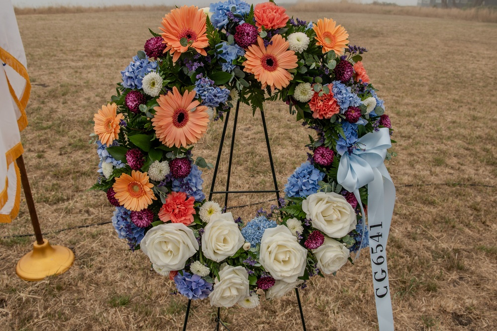 Coast Guard Air Station Humboldt Bay holds memorial service for CG 6541