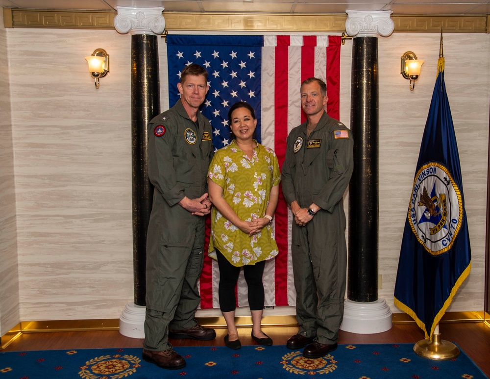 U.S. Rep. Tokuda visits USS Carl Vinson during RIMPAC 2024