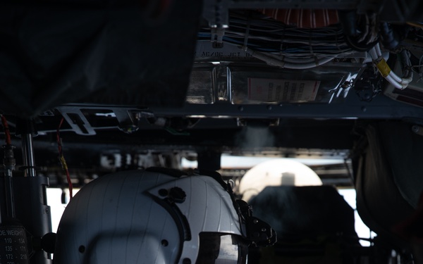 Airborne Mine Neutralization System deployed from MH-60 Seahawk