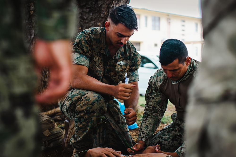 U.S. Sailors, Partner Nations Develop Tactical Combat Casualty Care Capabilities at RIMPAC 2024