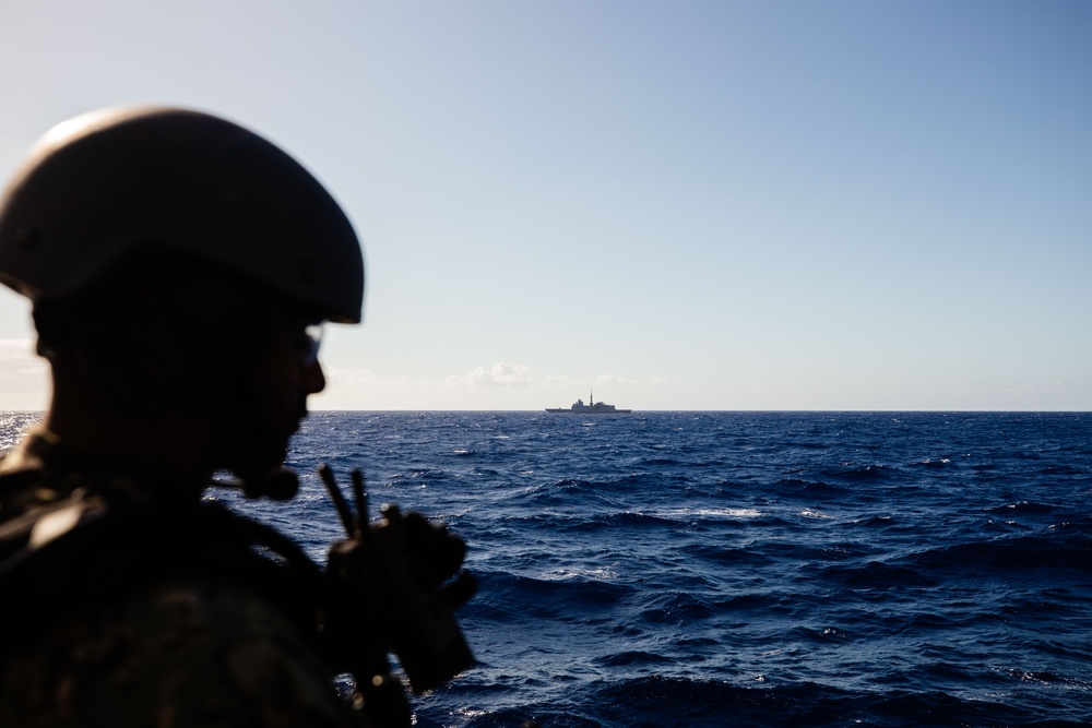 USS Fitzgerald VBSS Exercise with FS Bretagne