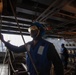 Abraham Lincoln conducts a fueling-at-sea with USS O'Kane