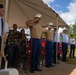 Camp Blaz Marines participate in the Kålaguak Memorial Ceremony