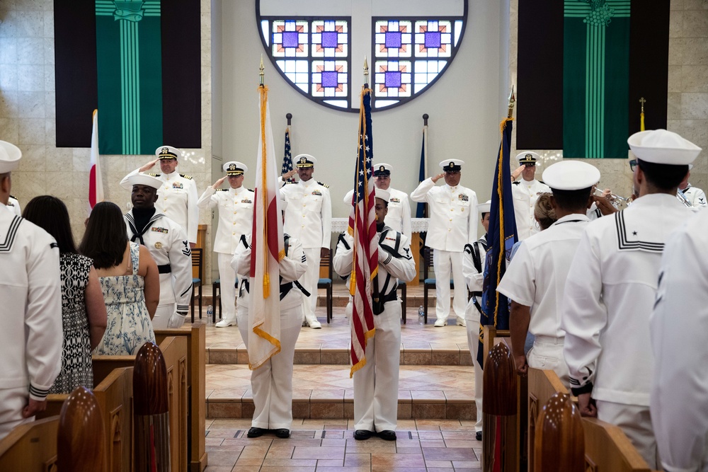 Transaction Support Center Conducts a Change of Command Ceremony