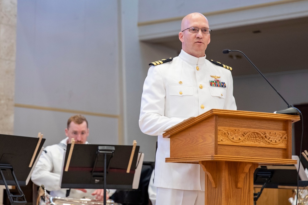 Transaction Support Center Conducts a Change of Command Ceremony