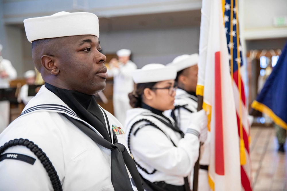 Transaction Support Center Conducts a Change of Command Ceremony