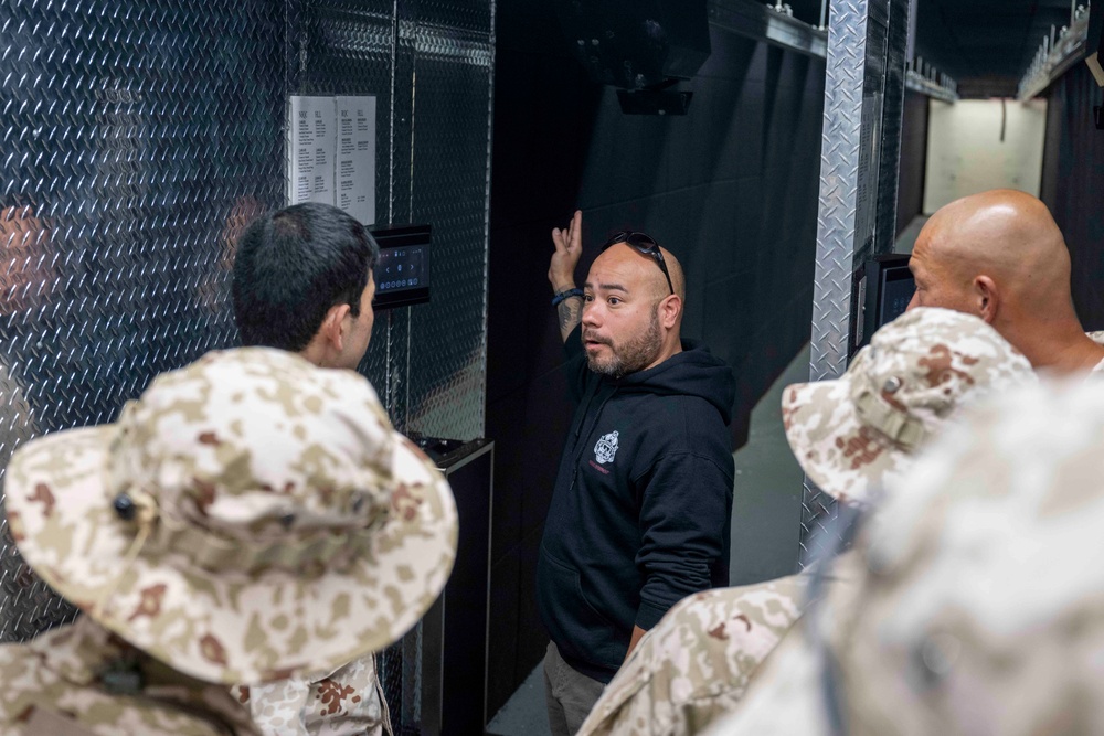 U.S, and Japanese Self Defense Forces Service Members Train Together at Camp Lemonnier
