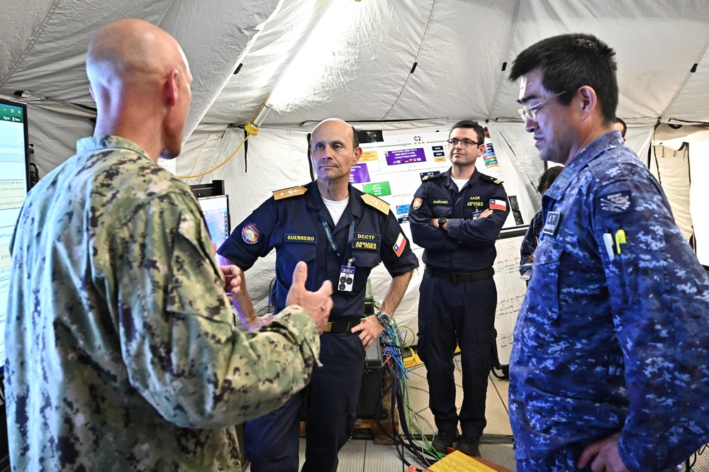 DV tour on Humanitarian Assistance and Disaster Relief camp