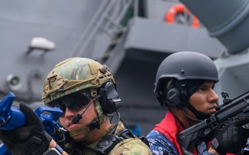 USS Gridley, Partner Nations Hold VBSS Drill During RIMPAC 2024