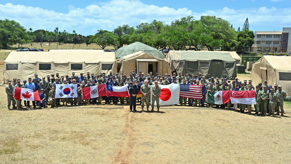 Multinational forces complete Humanitarian Assistance and Disaster Relief (HADR) drill during RIMPAC 2024