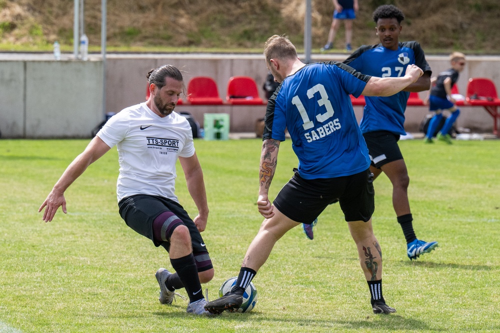 Americans lose 3-1 to Germans in 15th Annual Sportsfest soccer match