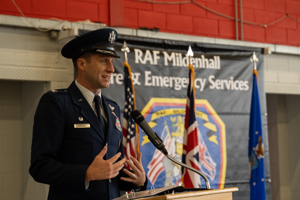 100th MSG Change of Command ceremony