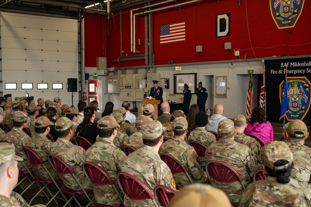 100th MSG Change of Command ceremony