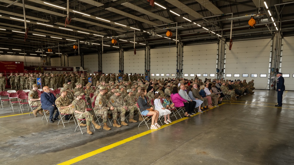 100th MSG Change of Command ceremony