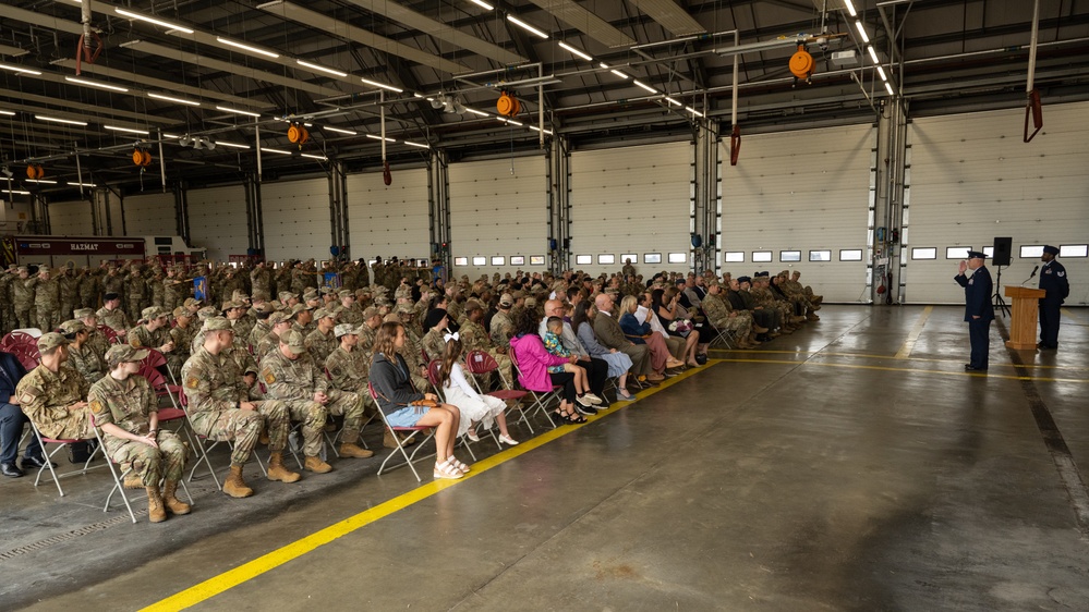 100th MSG Change of Command ceremony