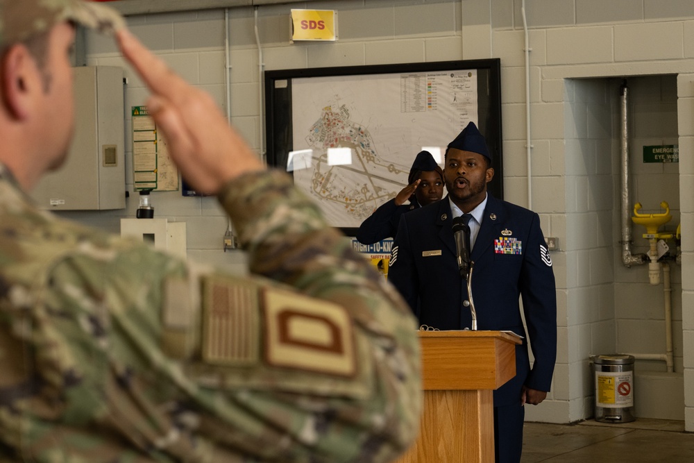 100th MSG Change of Command ceremony