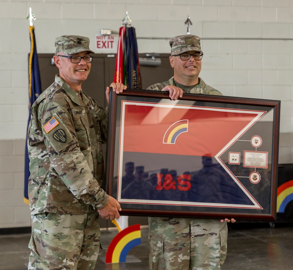 42nd Infantry Division companies deactivate, stand up during casing, uncasing ceremony