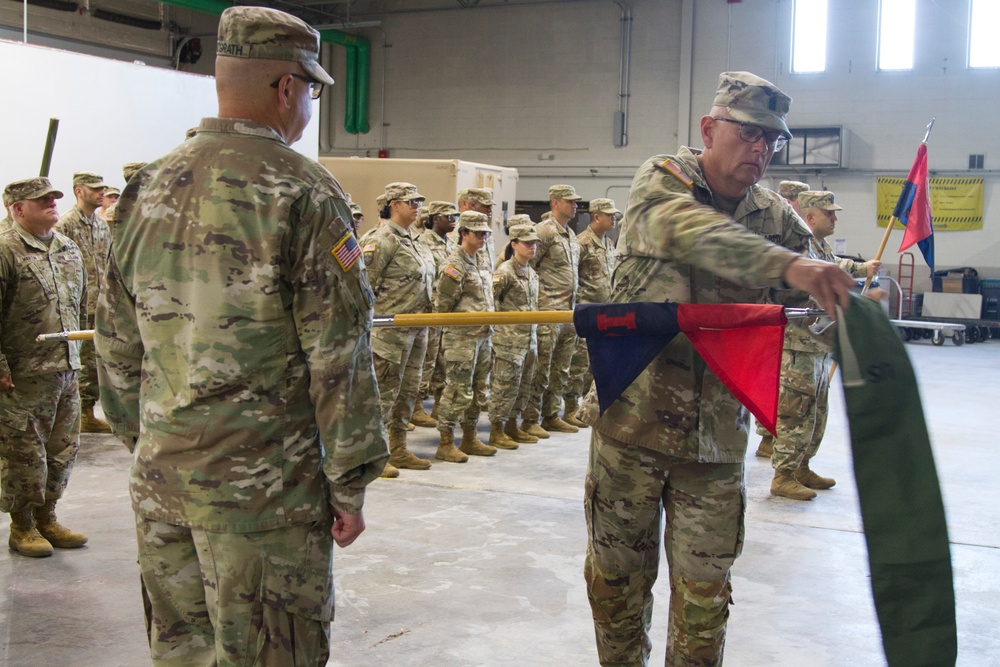 42nd Infantry Division companies deactivate, stand up during casing, uncasing ceremony