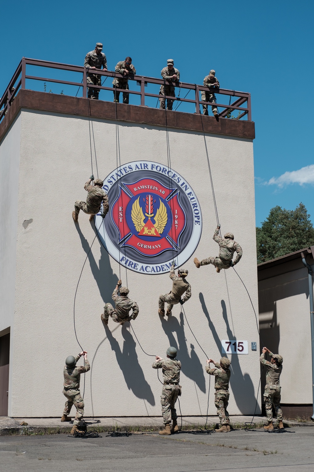 U.S. Airmen, U.S. Reserve Soldiers Complete Rappel Training in Germany