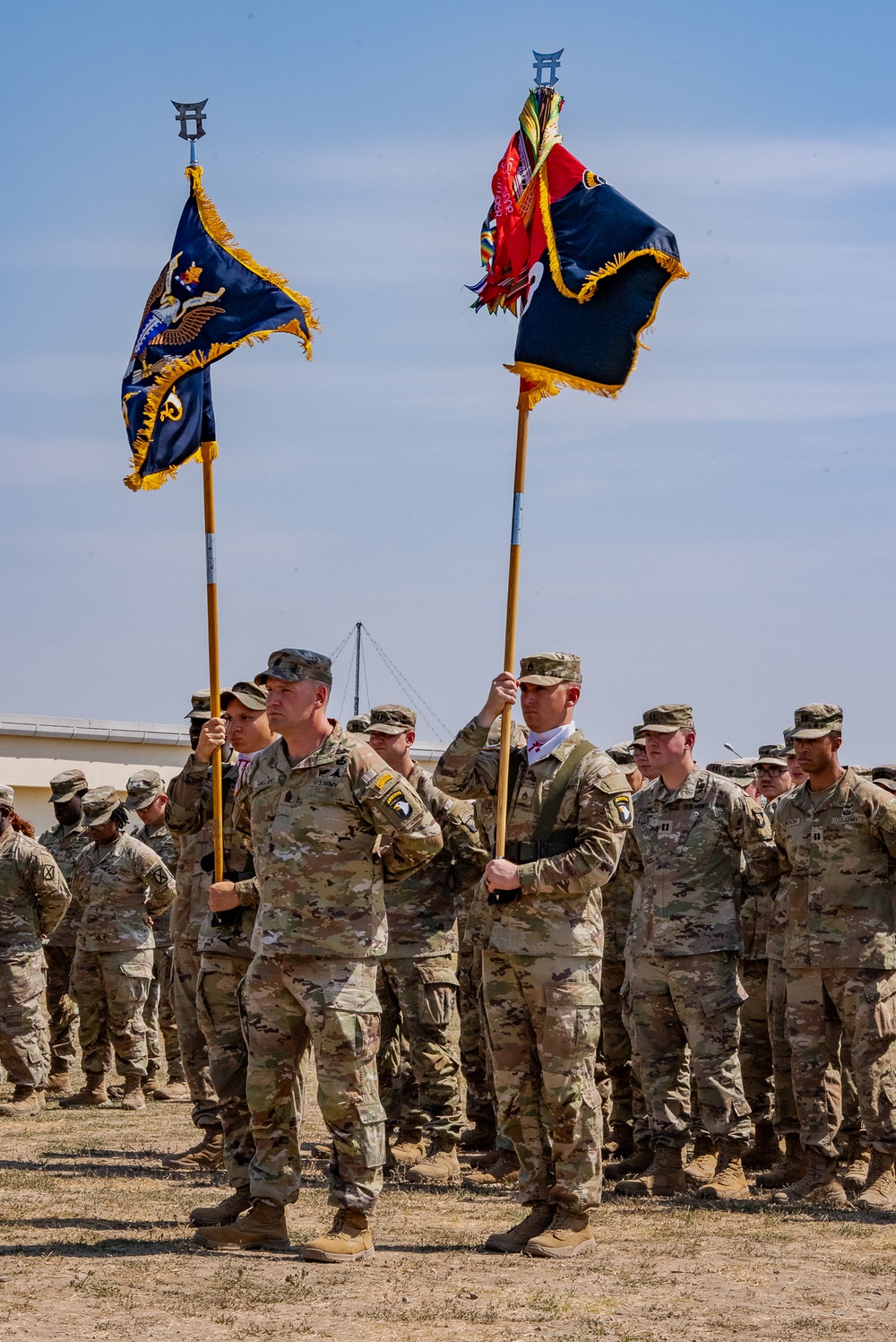 3rd Brigade Combat Team, 101st Airborne Division (Air Assault) transfers authority to 3rd Brigade Combat Team, 10th Mountain Division at Mihail Kogalniceanu Air Base