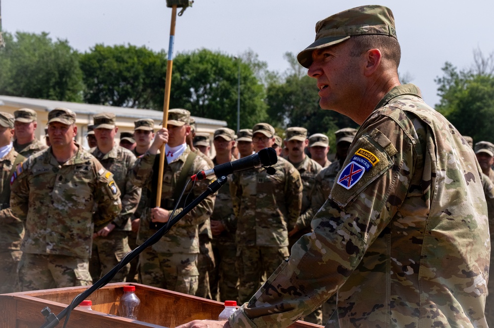 3rd Brigade Combat Team, 101st Airborne Division (Air Assault) transfers authority to 3rd Brigade Combat Team, 10th Mountain Division at Mihail Kogalniceanu Air Base