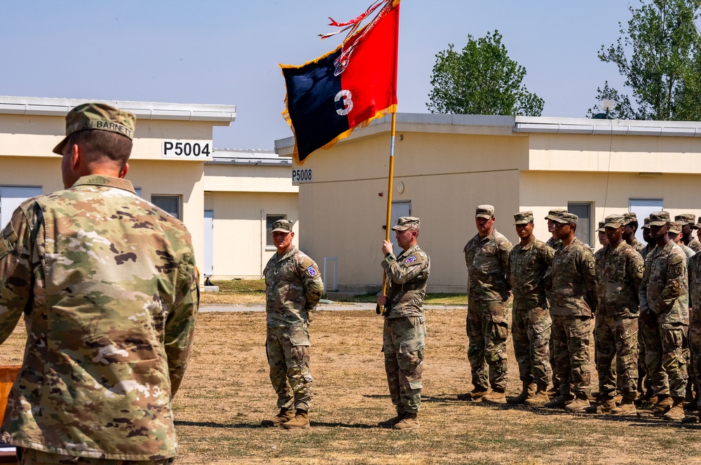 3rd Brigade Combat Team, 101st Airborne Division (Air Assault) transfers authority to 3rd Brigade Combat Team, 10th Mountain Division at Mihail Kogalniceanu Air Base