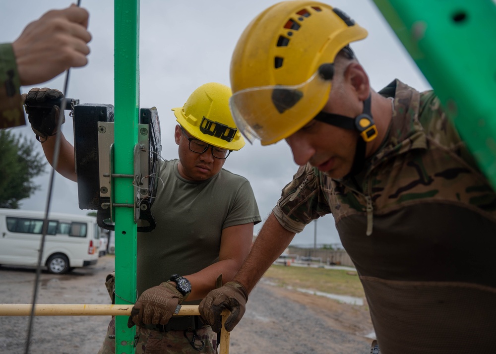 475th EABS maintains confined space communication