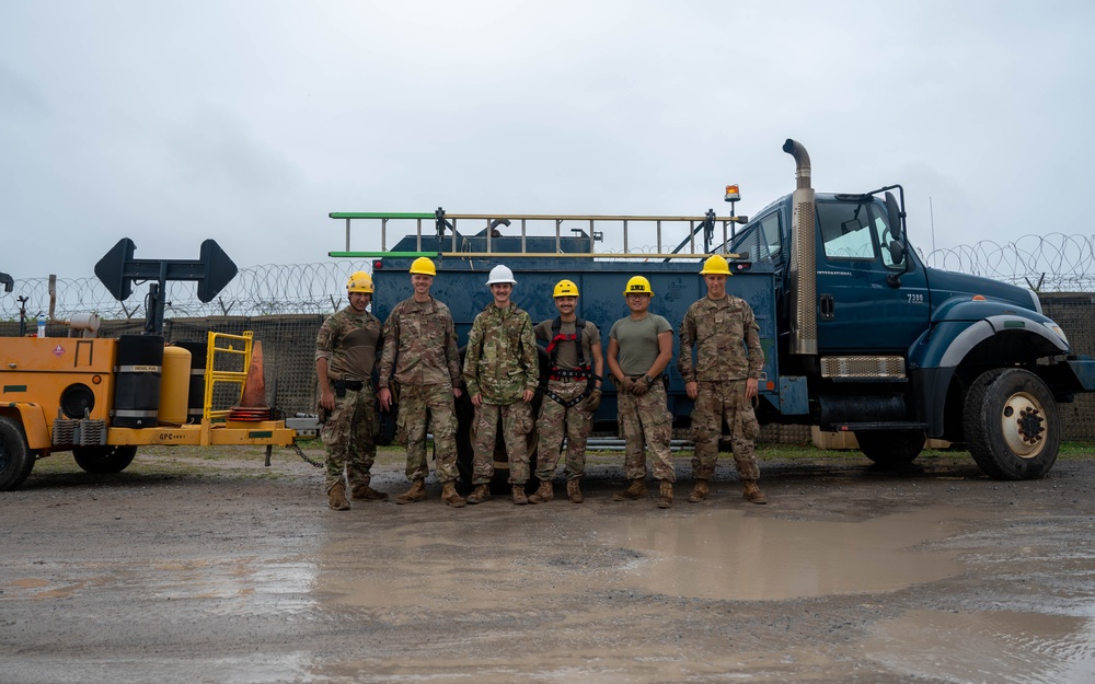 475th EABS maintains confined space communication