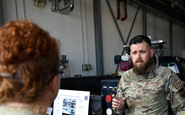 86 AW Commander learns 86 LRG mission through immersion tour