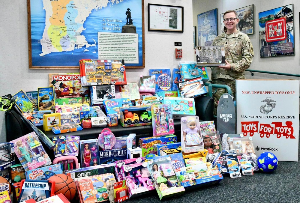 Toys for Tots at New England District 2023