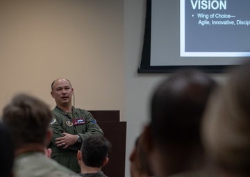 Commander recognizes Outstanding Airmen, emphasizes readiness