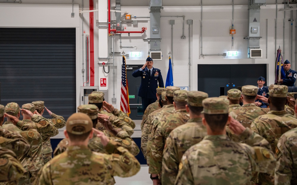 RAF Lakenheath welcomes new 48th MSG commander