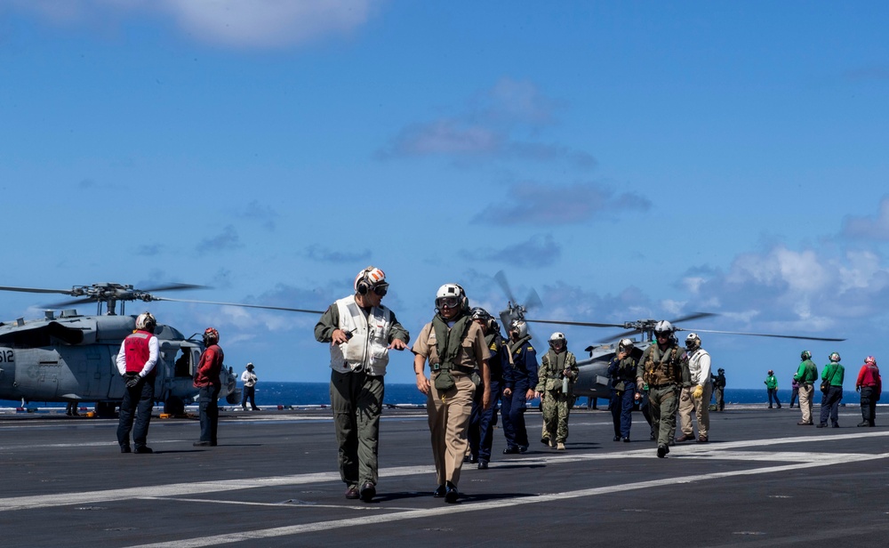 USS Carl Vinson hosts Colombian Navy during RIMPAC 2024