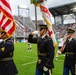 Continental Color Guard Performs at Audi Field, July 12, 2024